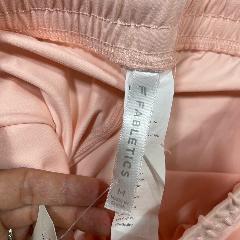 Fabletics high waisted performance jogger in pink buttercream women’s size M - Picture 8 of 17